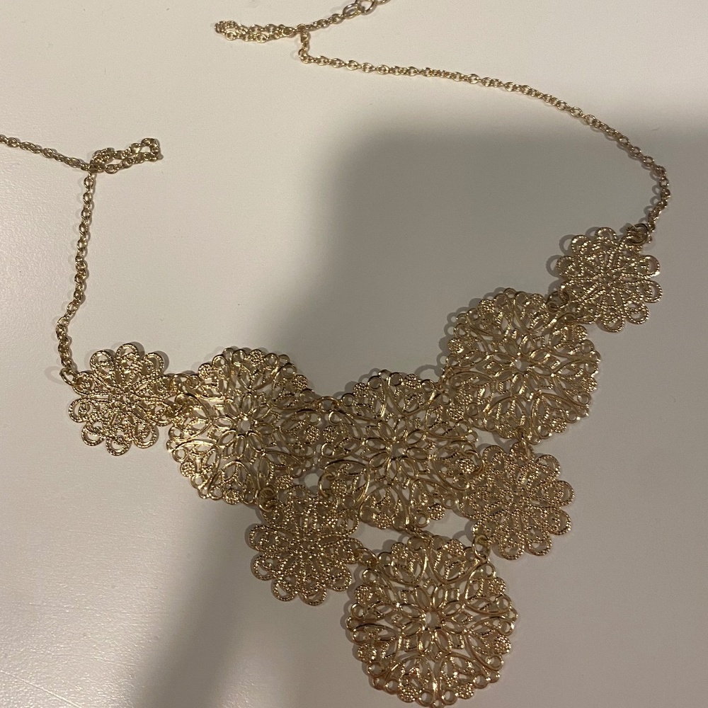 Gold necklace